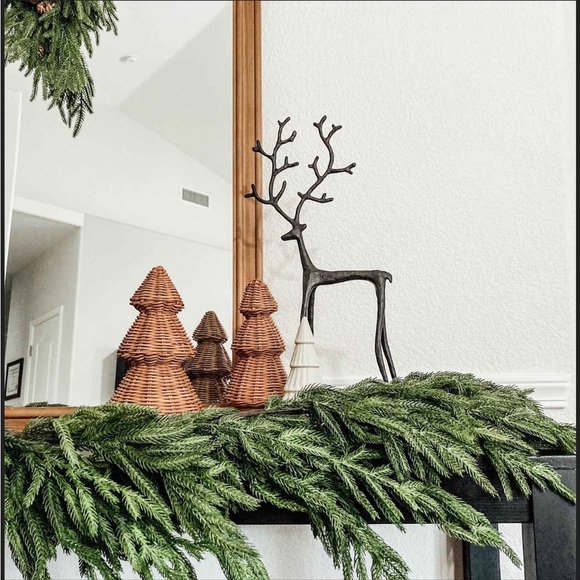 NWT Large Rattan Basket Weave Christmas Tree - Threshold Studio McGee - Picture 4 of 7